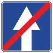 Дорожный знак 5.6 «Конец дороги с односторонним движением» (металл 0,8 мм, I типоразмер: сторона 600 мм, С/О пленка: тип В алмазная)